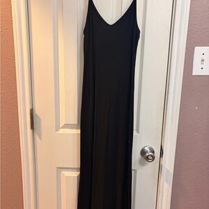 H&M Sleek Black Maxi Dress